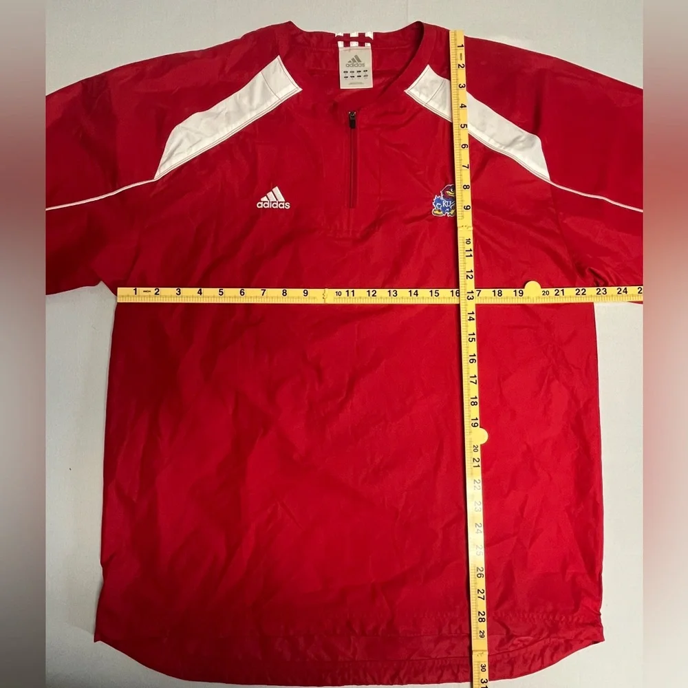 Adidas Kansas Jayhawks Windbreaker Pullover